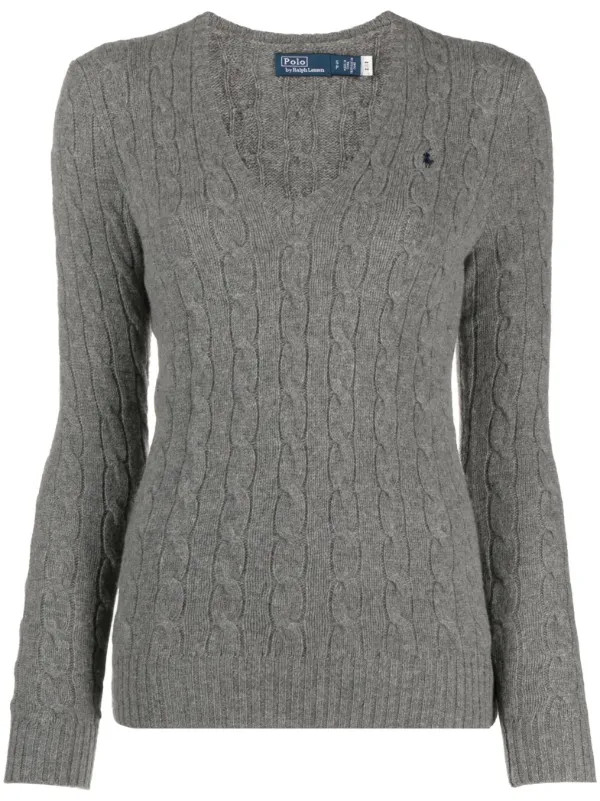 Polo Ralph Lauren Polo Pony-motif cable-knit Jumper - Farfetch | Farfetch Global