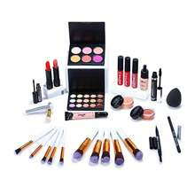 Makeup Kit All In One Makeup Kit, Eyeshadow Palette, Lipstick, Eyebrow Pencil,Lip Balm, Cosmetic Brush, Eyeliner, Lip Gloss, Mascara, For Travel Or Bu | SHEIN