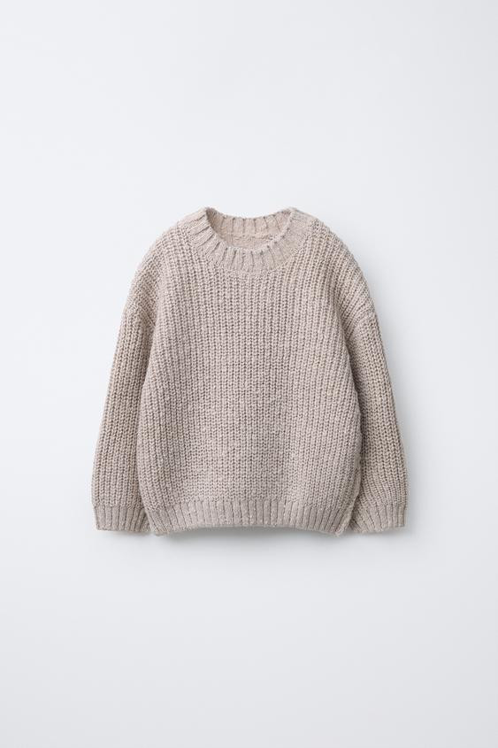 CHUNKY KNIT JUMPER WITH WOOL | Zara US