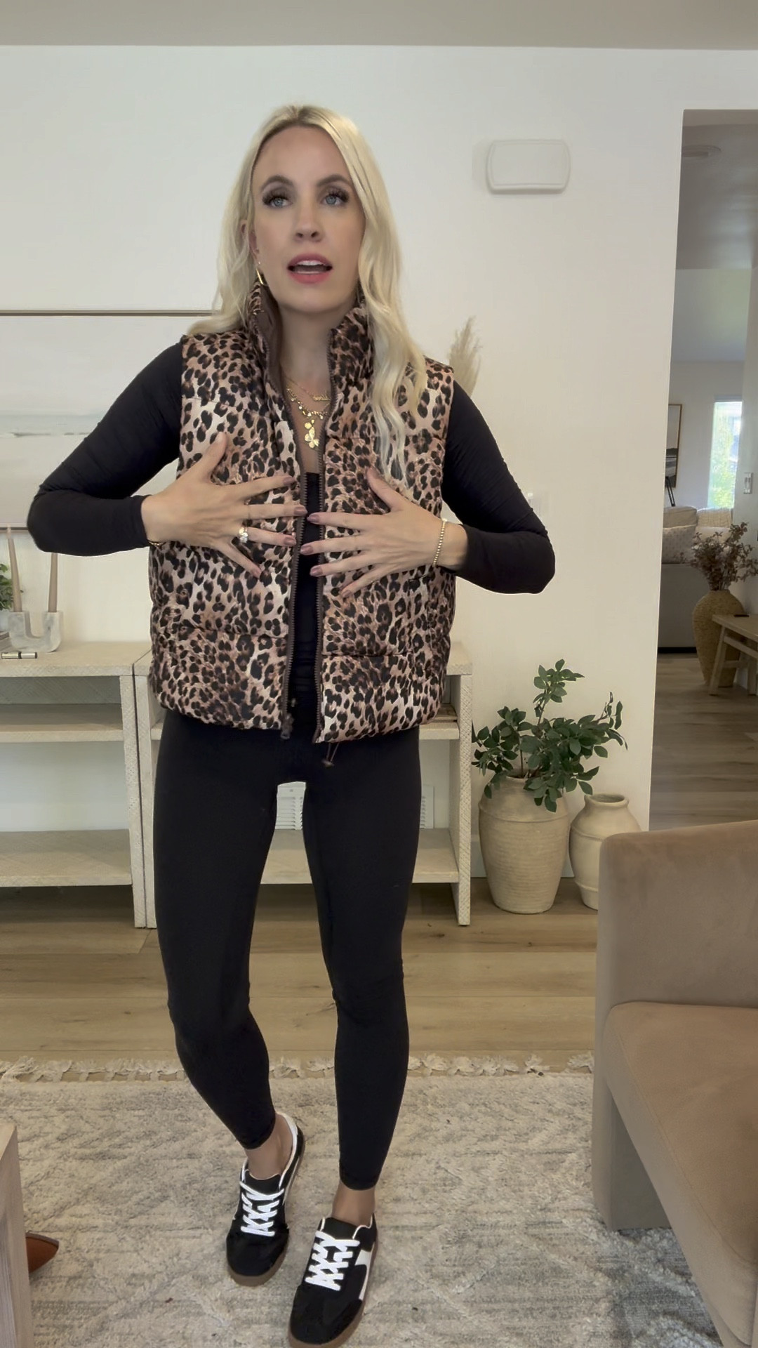 I love this puffer vest from kohls! I did a size medium and could have done a large for a little bit of a more oversized fit, but this fits great too! Would be so cute paired with jeans! 

#LTKFindsUnder50 #LTKFindsUnder100 #LTKStyleTip