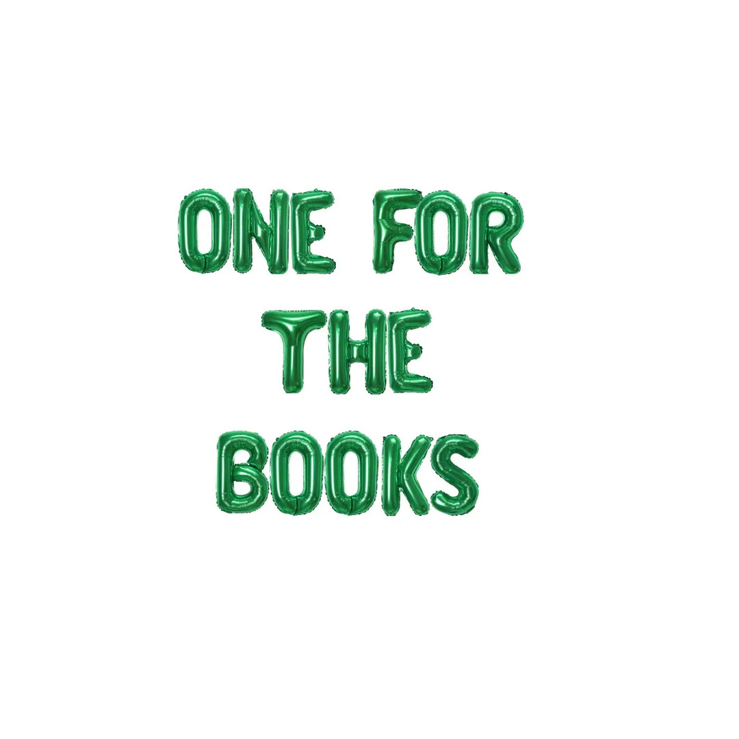 One for the Books 1st Birthday Banner: Book Theme Party Decor - Etsy | Etsy (US)