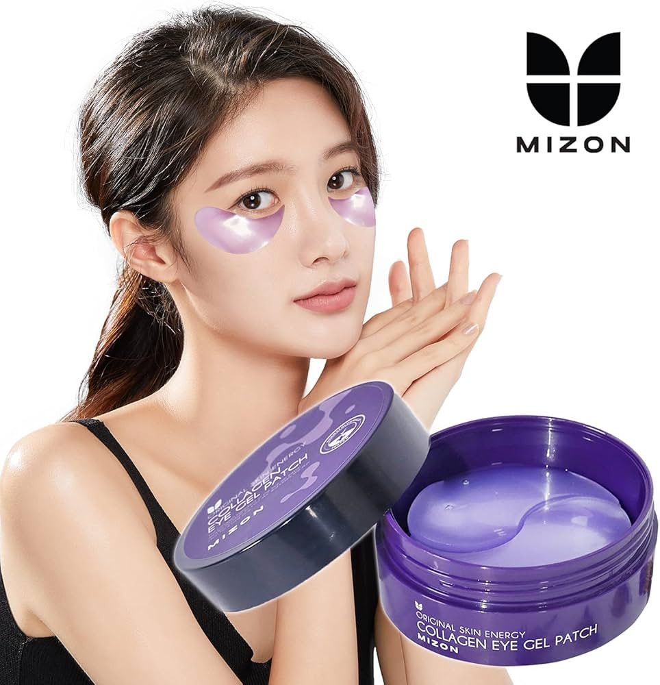 MIZON Marine Collagen Eye Gel Patch with Hydrolyzed Collagen, Caviar, and Chamomile for Firming, ... | Amazon (US)