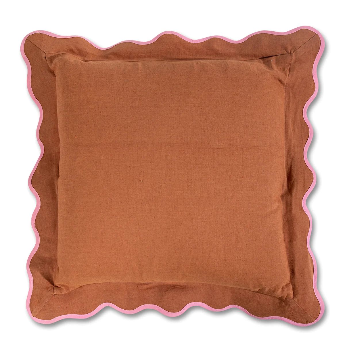 Furbish Studio - Darcy Linen Pillow - Rust + Lilac | Furbish Studio