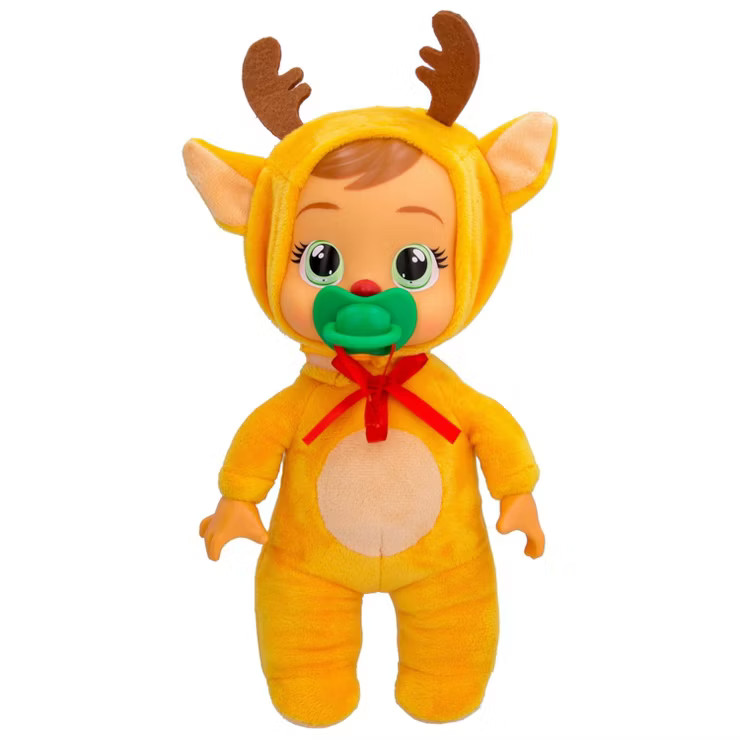 Cry Babies Tiny Cuddles Christmas Ruthy with Reindeer Themed Pajamas | Target