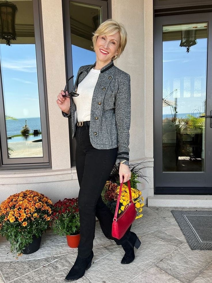 ✨ Effortless, timeless, and a little edgy ✨
This grey military jacket paired with black jeans and black booties is one of those outfits that just works — classic, comfortable, and polished without trying too hard.

#LTKootd #LTKSeasonal #LTKOver40