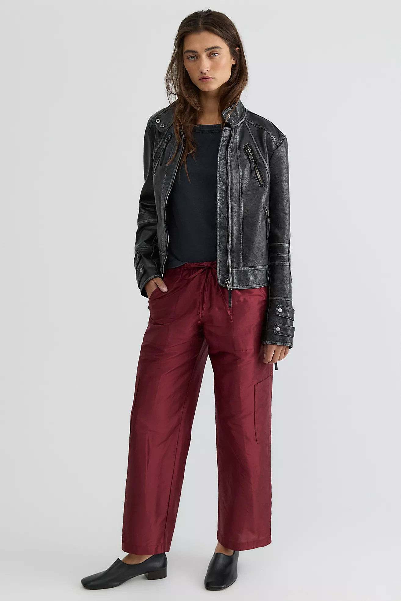 DONNI. The Taffeta Drawstring Cargo Pants | Free People (Global - UK&FR Excluded)
