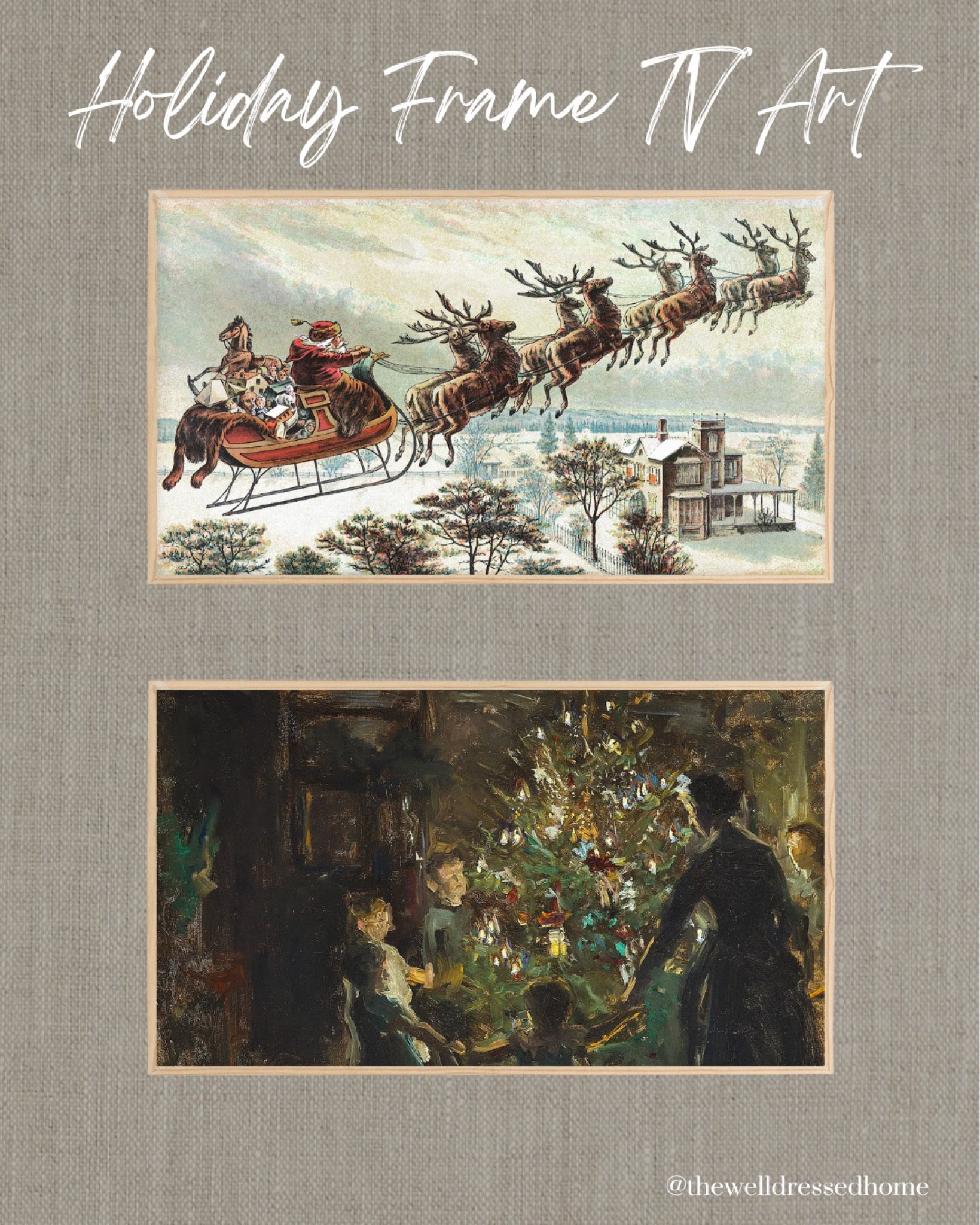 Holiday Frame TV Art

#LTKhome #LTKSeasonal #LTKHoliday