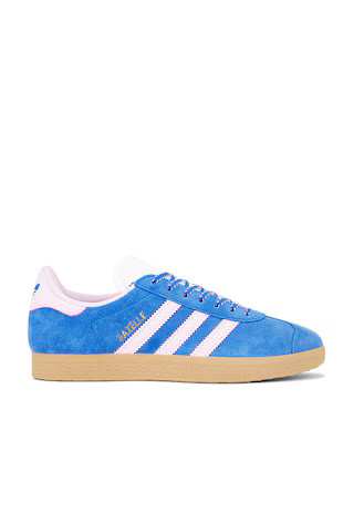 adidas Originals Gazelle in Blue, Orchid Fusion, & Gum 3 from Revolve.com | Revolve Clothing (Global)