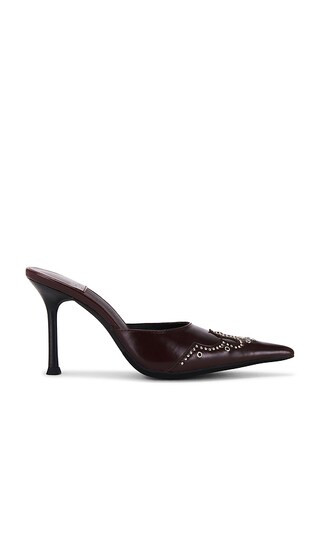 Bite-Me Mule in Dark Brown | Revolve Clothing (Global)