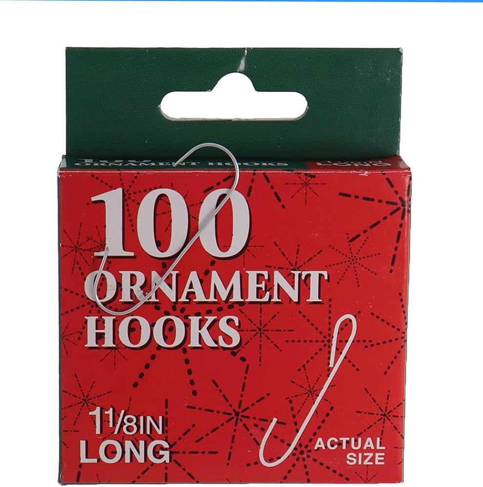 Brand: Kurt S. Adler
4.0 out of 5 stars66 Reviews
Kurt Adler Christmas Ornament Hooks 100 Pieces Box | Amazon (US)