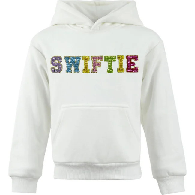 Lola + The Boys | Crystal SWIFTIE Hoodie (Multicolor, Size 8Y) | Maisonette | Maisonette