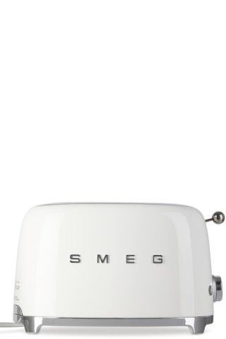 White Retro-Style 2 Slice Toaster | SSENSE