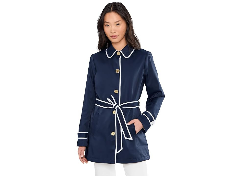 Lilly Pulitzer Dianne Jacket Women's Jacket True Navy : 0, Denim/Nylon/Polyester | Zappos