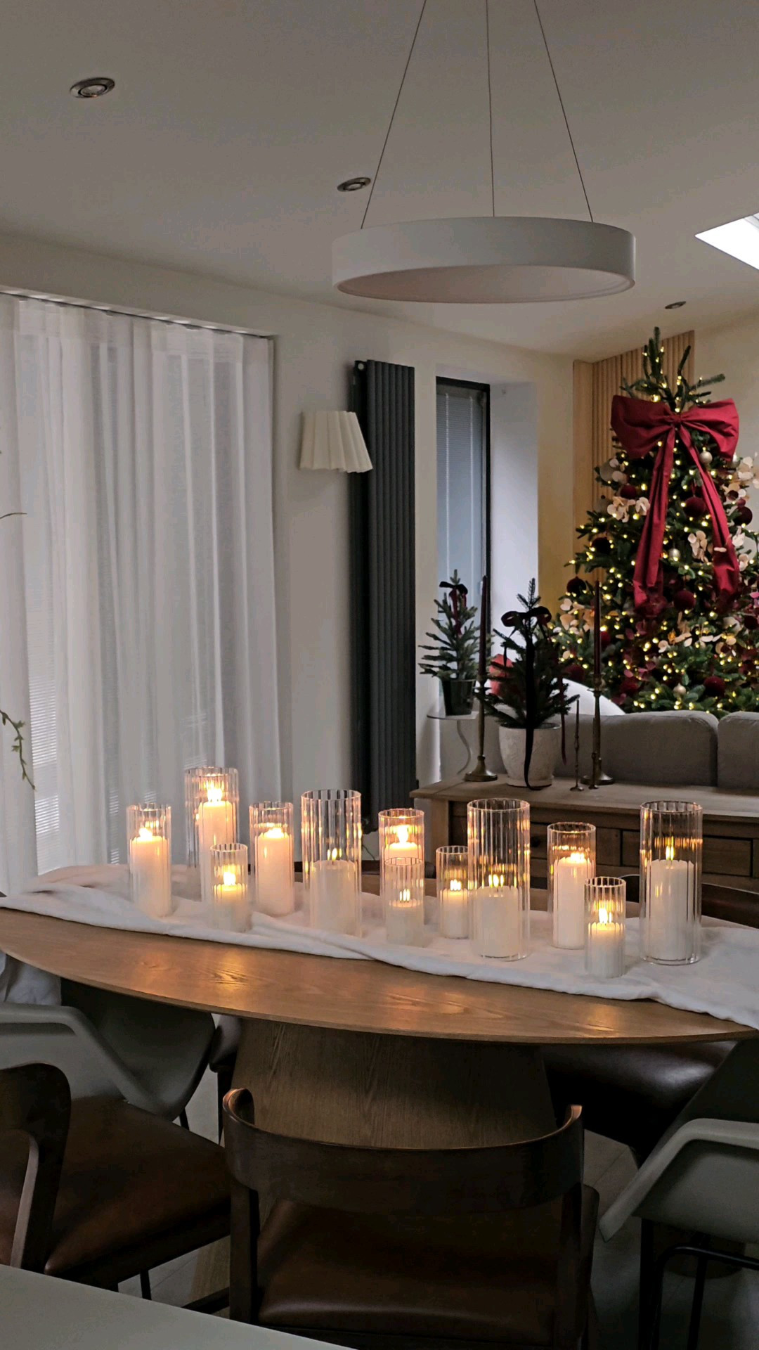 Ribbed hurricane candle holder, perfect for a festive centrepiece 

#LTKhome