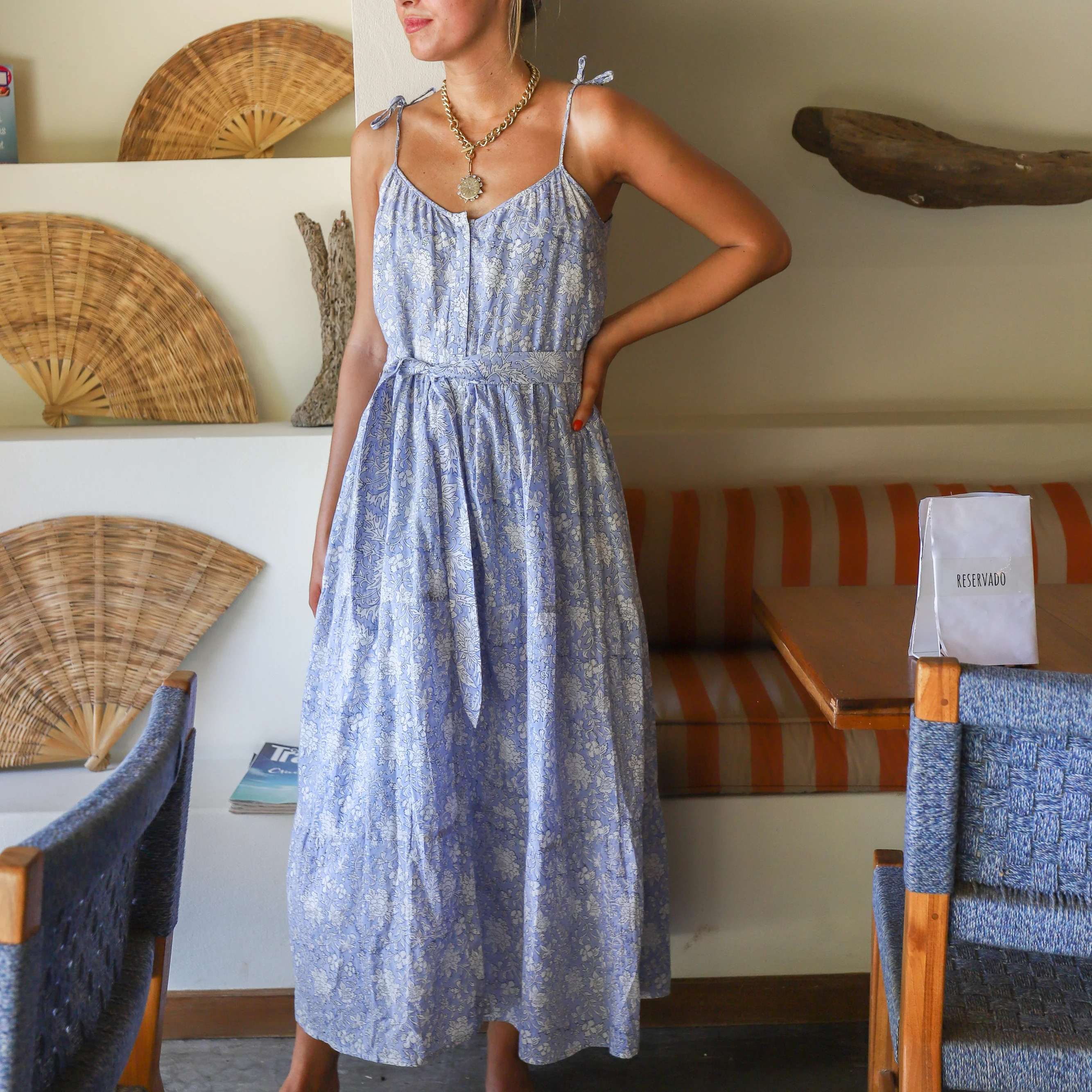 SIESTA MAXI DRESS - Golden Hour | Marea