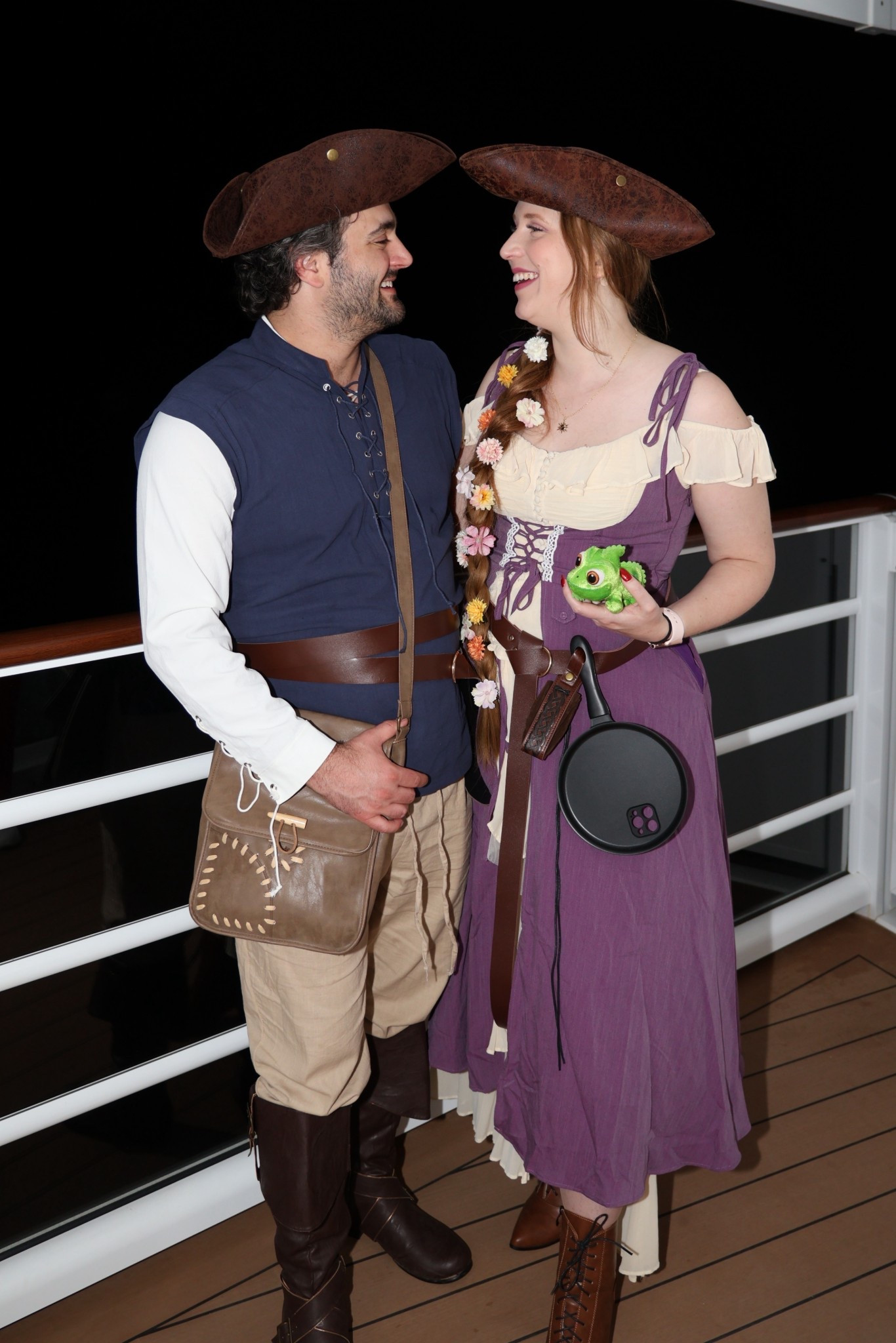 rapunzel & flynn disneybounds for pirate night on the disney wish! #cruise #disney 

#LTKSeasonal #LTKTravel #LTKSummerEdit
