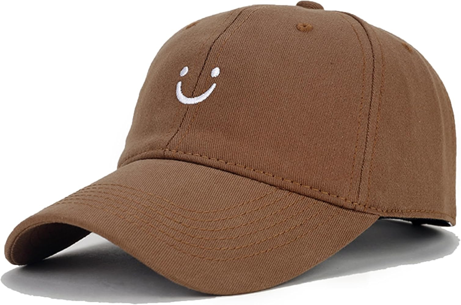 Umeepar Smile Face Baseball Cap for Women Men Adjustable Low Profile Unstructured Cotton Dad Hat | Amazon (US)