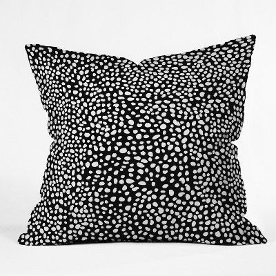 Iveta Abolina Dots Throw Pillow Black - Deny Designs | Target