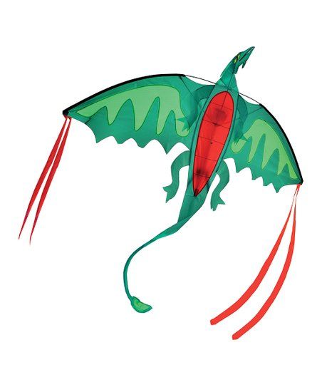 Green & Red Winged Dragon Kite | Zulily