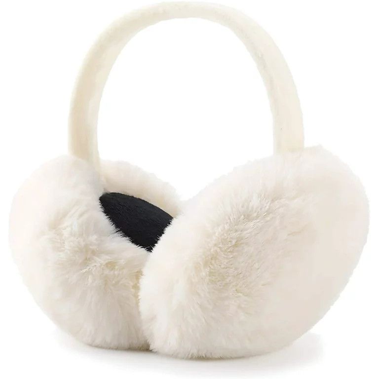 Winter Ear muffs Faux Fur Warm Earmuffs Cute Foldable Outdoor Ear Warmers For Women Girls - Walma... | Walmart (US)