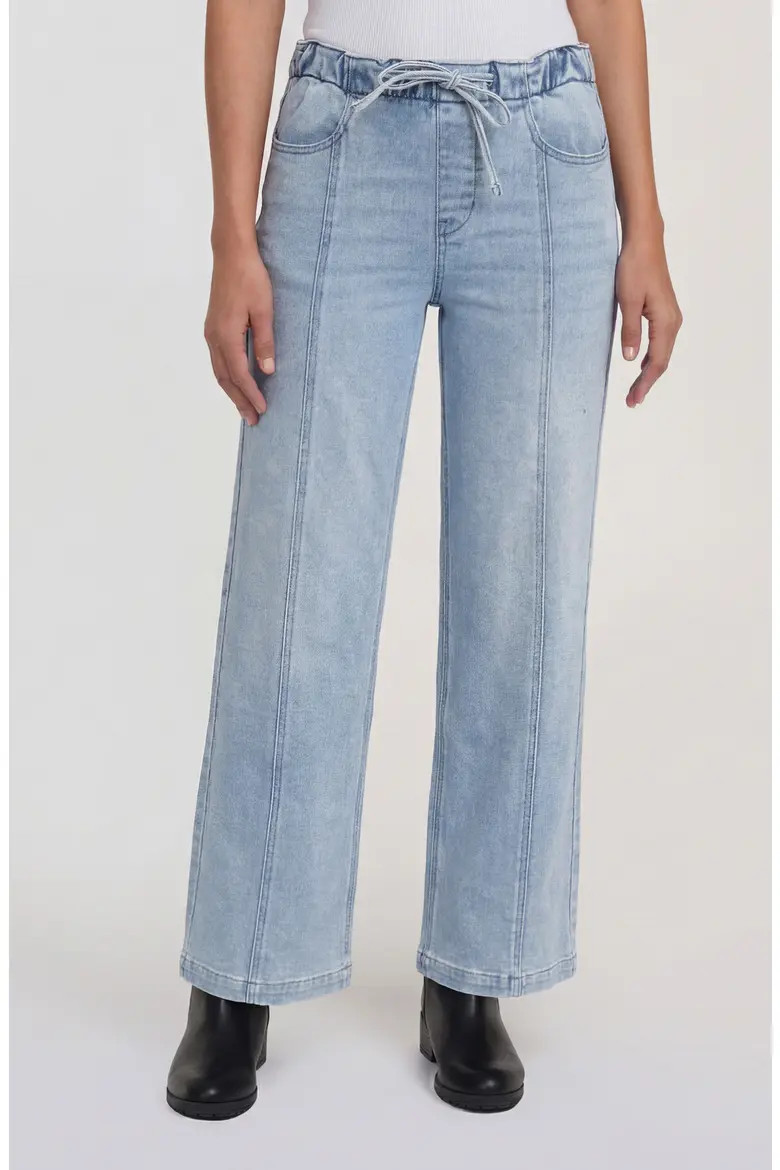 Ekara Drawstring Waist Slim Wide Leg Jeans (Women) | Nordstromrack | Nordstrom Rack