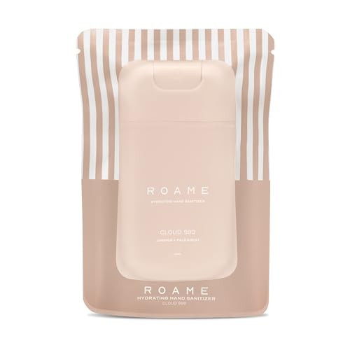 Roame Cloud 999 Hydrating Hand Sanitizer Spray, Portable Travel Size Hand Sanitizer, Moisturizing & Quick Drying Mist Formula, Juniper & Palo Santo Scent, Travel Essentials, TSA-Approved, 1 oz | Amazon (US)