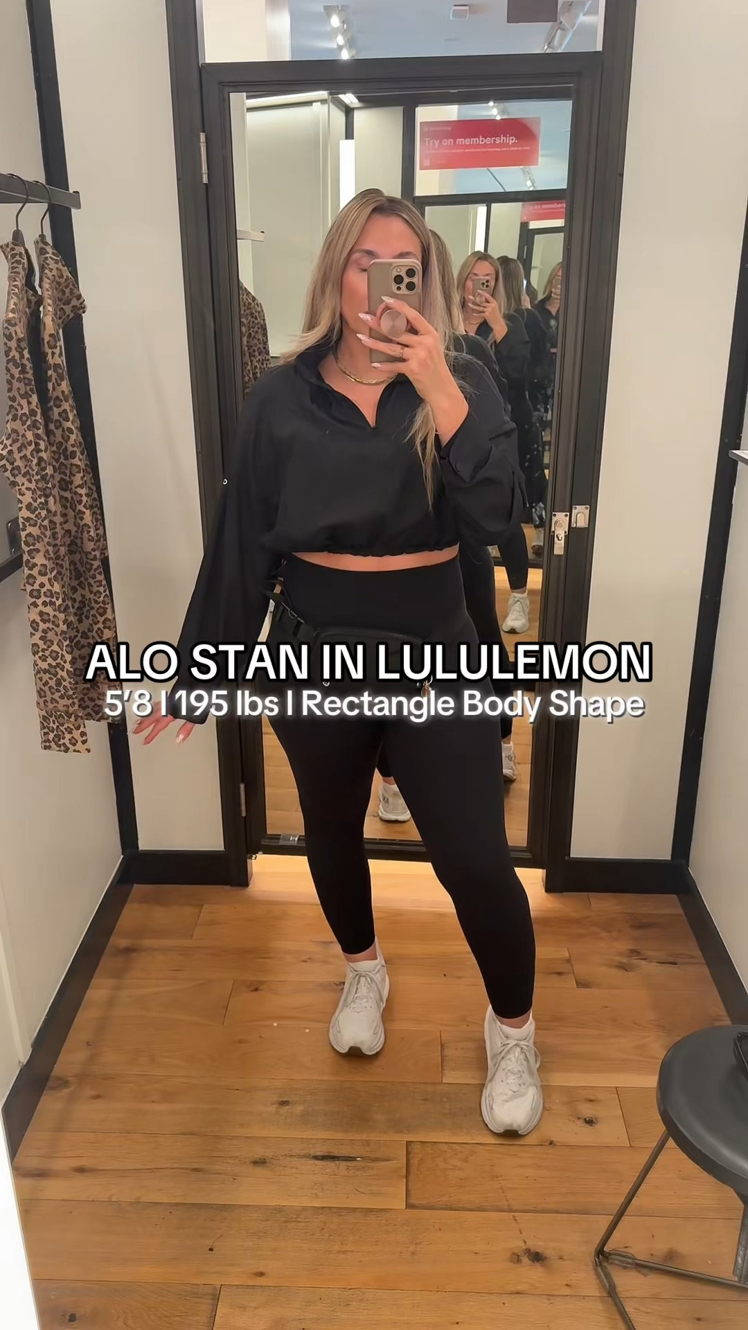 Lululemon try on 

Alo jacket size med 
Amazon leggings my fave size L (size down) 
Lulu jacket size 10
my fav sneakers 

#LTKOver40 #LTKfitnessgoals #LTKMidsize