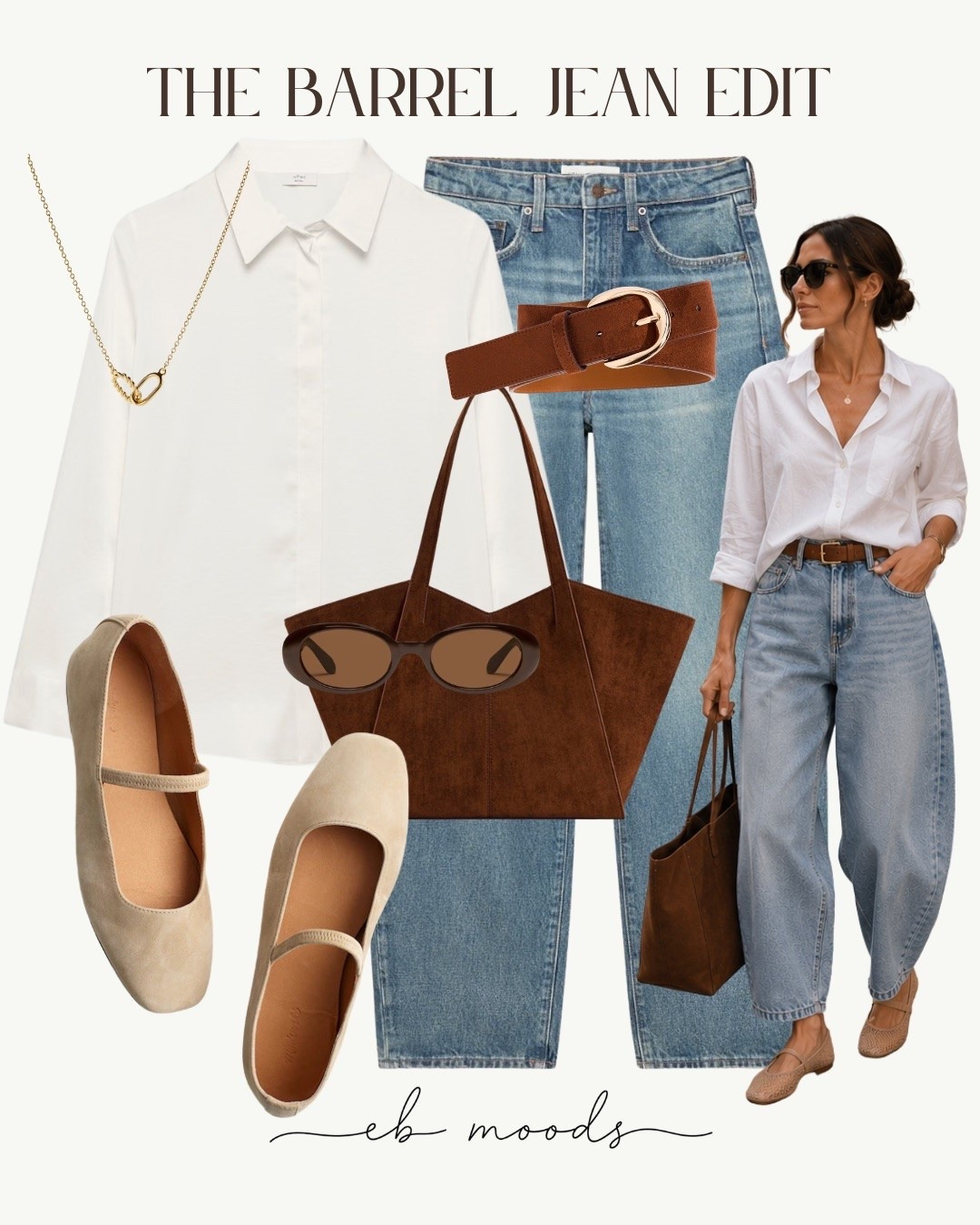 Effortless way to style barrel jeans this summer ❤️

#LTKOver40 #LTKSeasonal #LTKmomlife