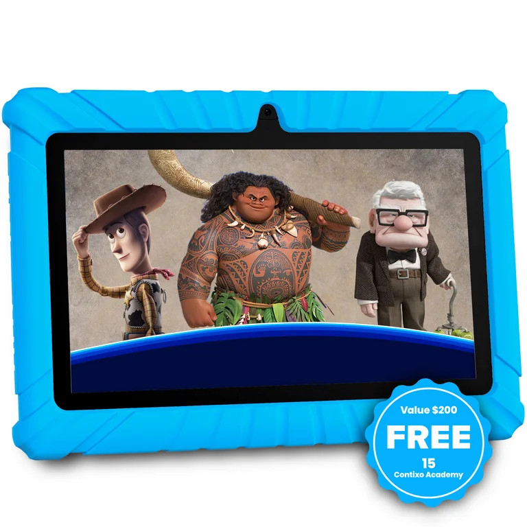 Contixo 7" Kids Tablet, 2024 Model, STEM Learning, Educational Tablet for Ages 3-12, Contixo Acad... | Walmart (US)
