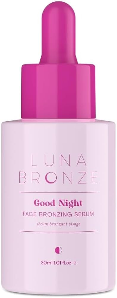 GOOD NIGHT Sunless Hydrating Self Tan Serum - Gradual Tanning Drops with Vitamin C and Natural Or... | Amazon (US)