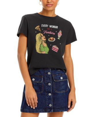 RE/DONE Cotton Short Sleeve Classic Graphic Tee  | Bloomingdale's Women | Bloomingdale's (US)
