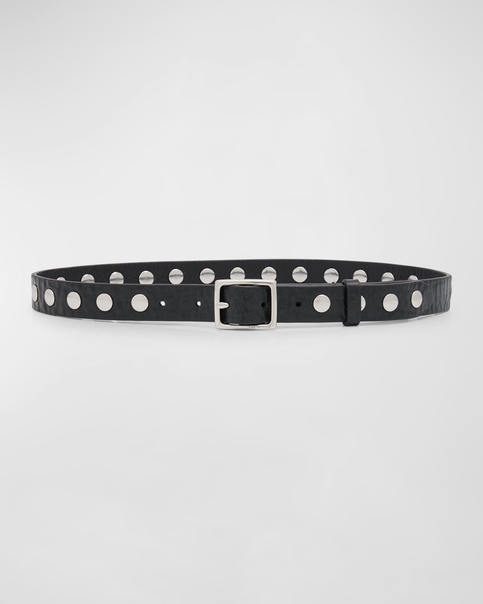 Studded Baby Boyfriend Leather Belt | Neiman Marcus