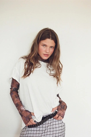 Lady Lux Printed Layering Top | Free People (UK)