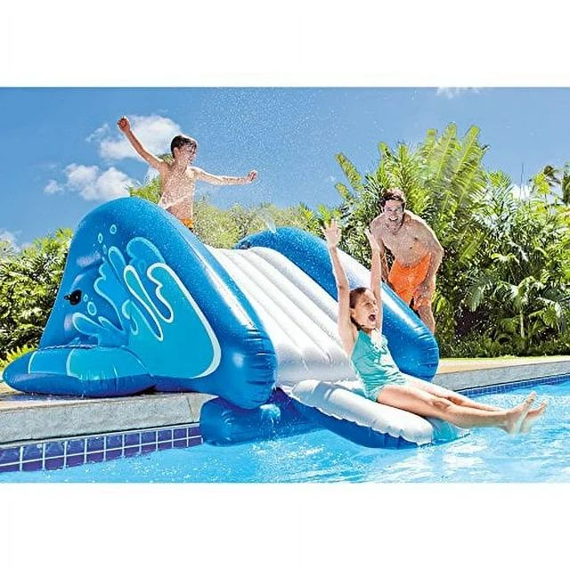 Intex 58849EP Kool Splash Durable Vinyl Inflatable Play Center Swimming Pool Water Slide with Bui... | Walmart (US)