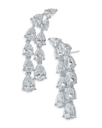 Kenneth Jay Lane CZ By Pearl Waterfall Earrings  | Bloomingdale's Jewelry & Accessories | Bloomingdale's (US)