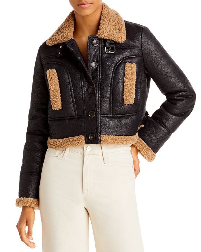 FRENCH CONNECTION Belen Cropped Faux Fur Jacket Women - Bloomingdale's | Bloomingdale's (US)