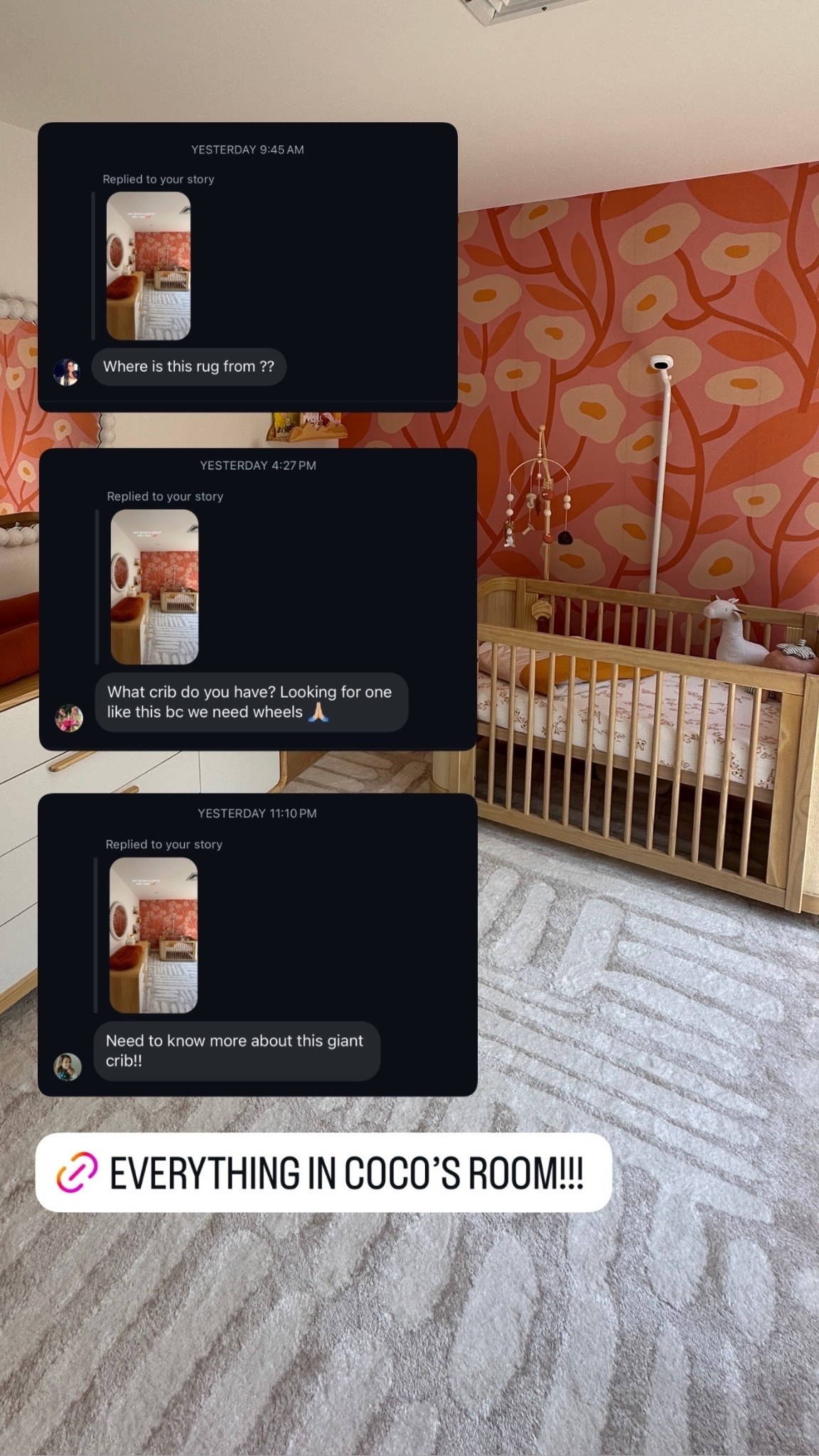 Baby girl nursery ❤️

#LTKKids #LTKBaby #LTKmomlife