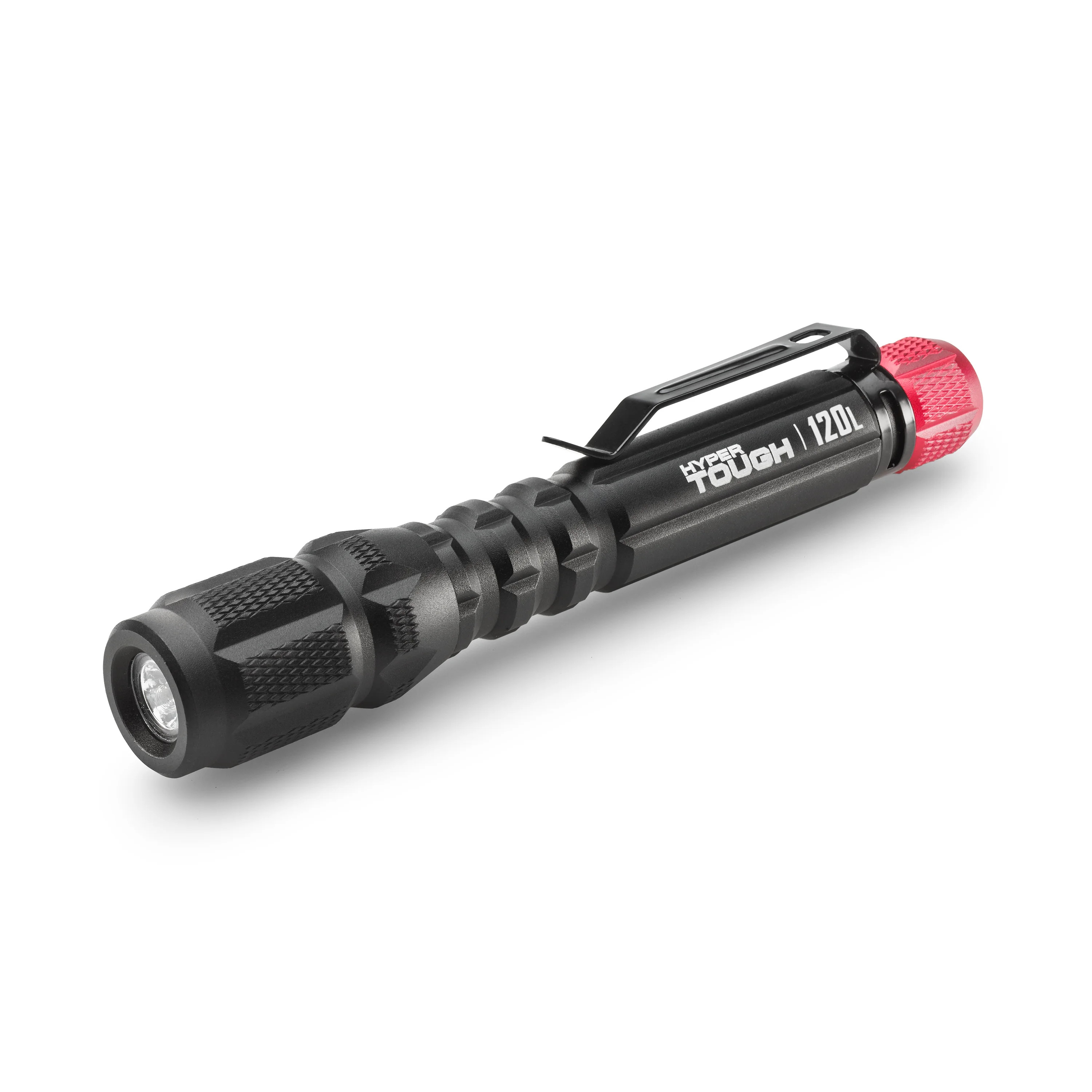 Hyper Tough 120 Lumens LED Pen Light - 2 AAA Batteries Included, Black, 2 Ounces | Walmart (US)