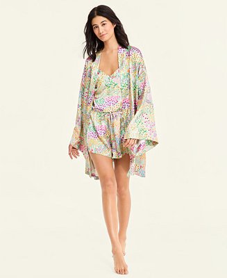 Flower Show Women's Flower Field Printed Robe | Macy's