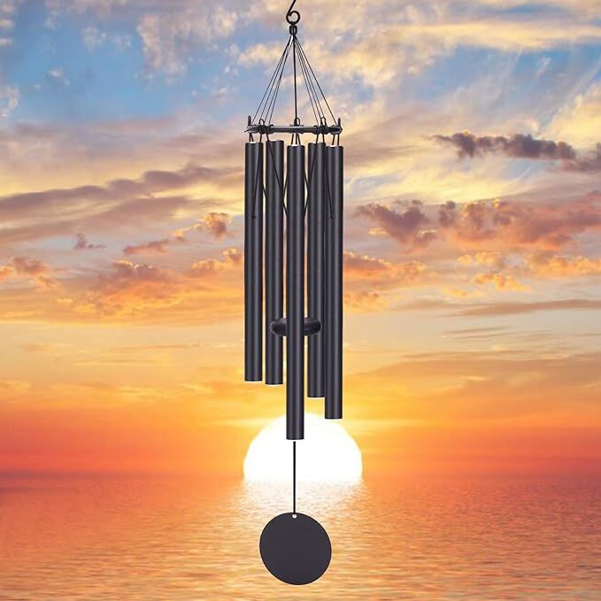 PASAMIC Wind Chimes for People Who Like Their Neighbors, 30Inch Sympathy Wind Chimes Deep Tones,S... | Amazon (US)