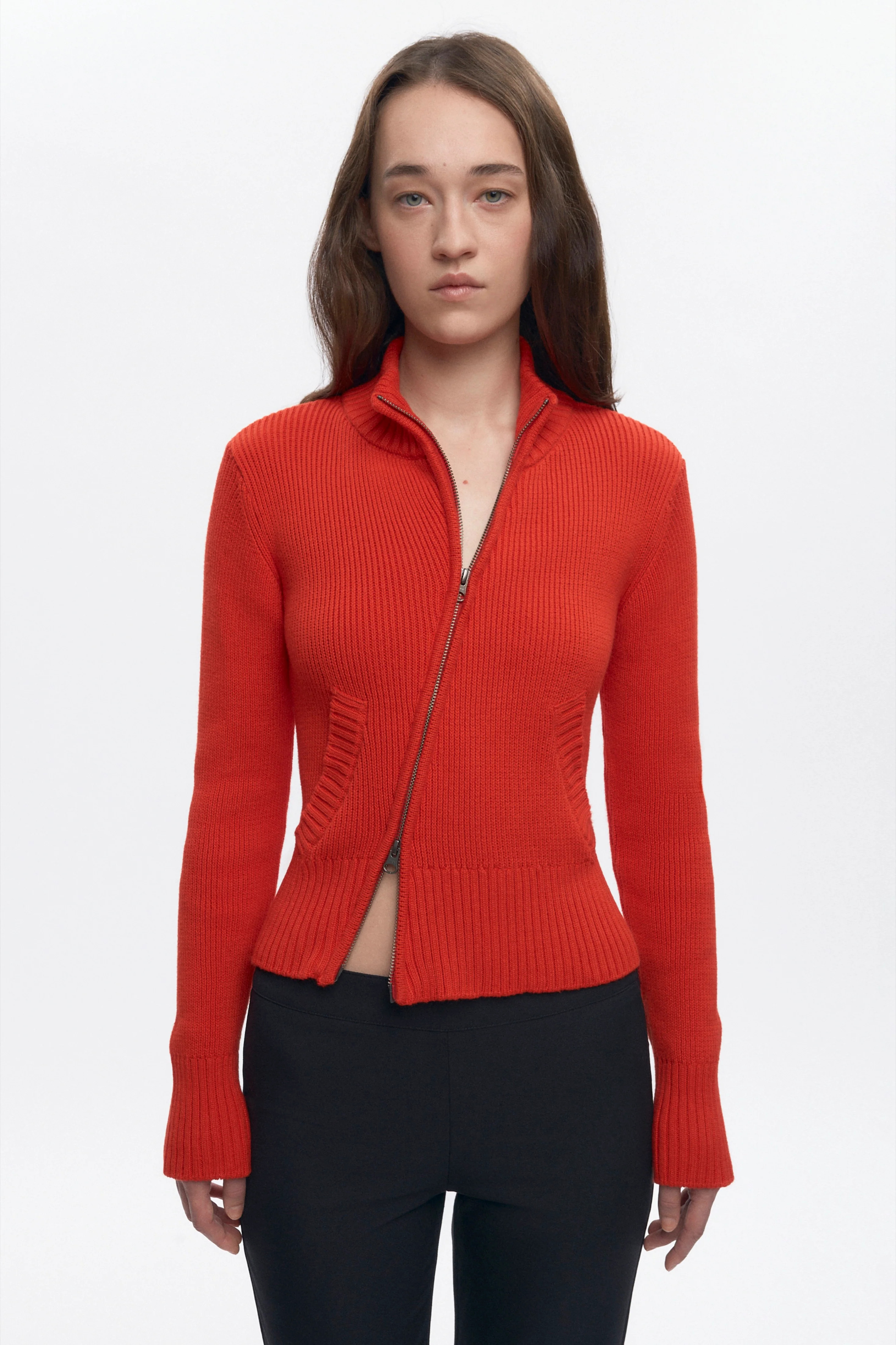 Women's Asymmetric Zip Sweater | Kotn