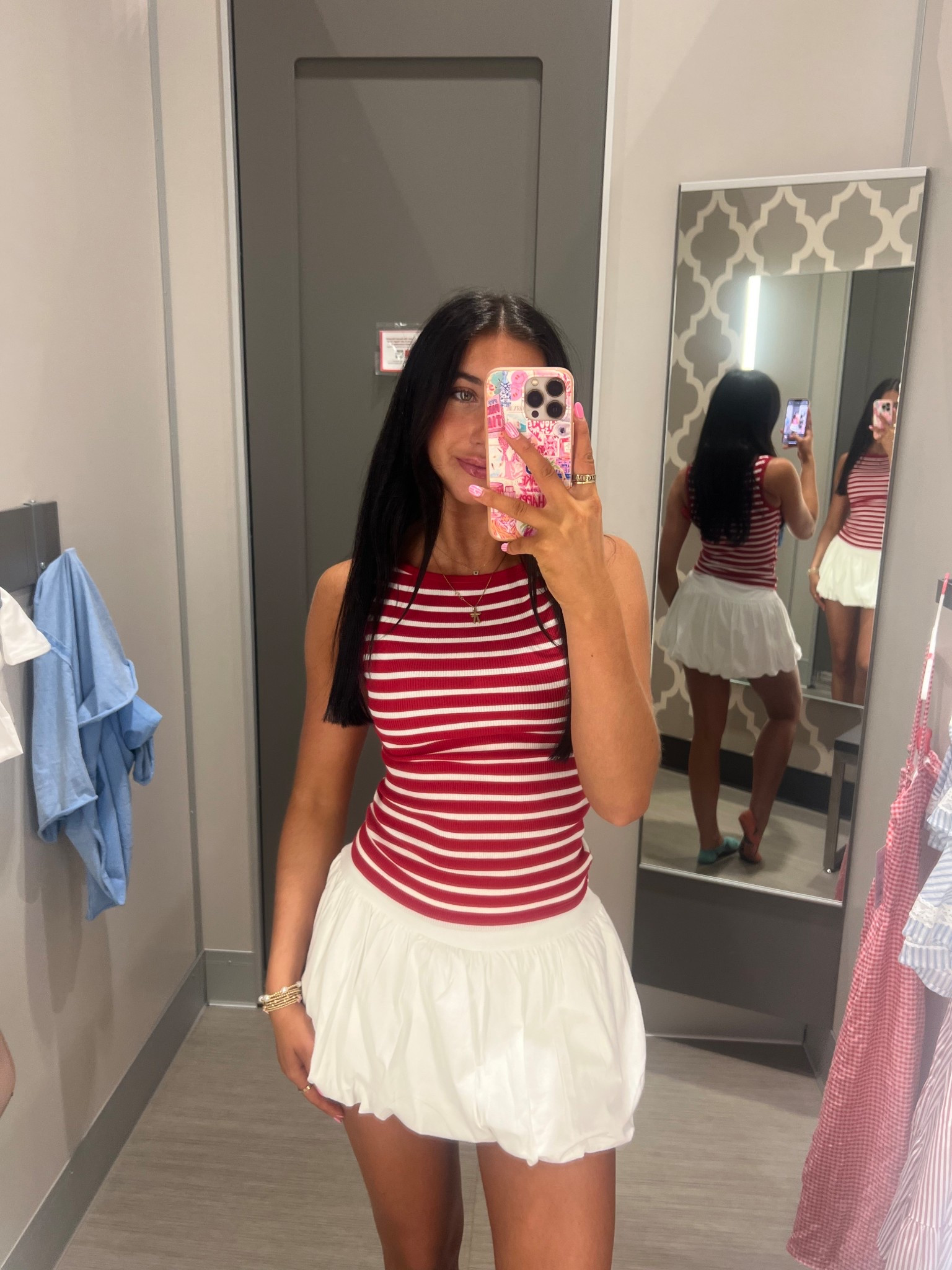 Cutest little outfit find at target for the 4th of July! 🇺🇸✨  wearing XS top and bottom. 

#LTKU #LTKSeasonal #LTKStyleTip