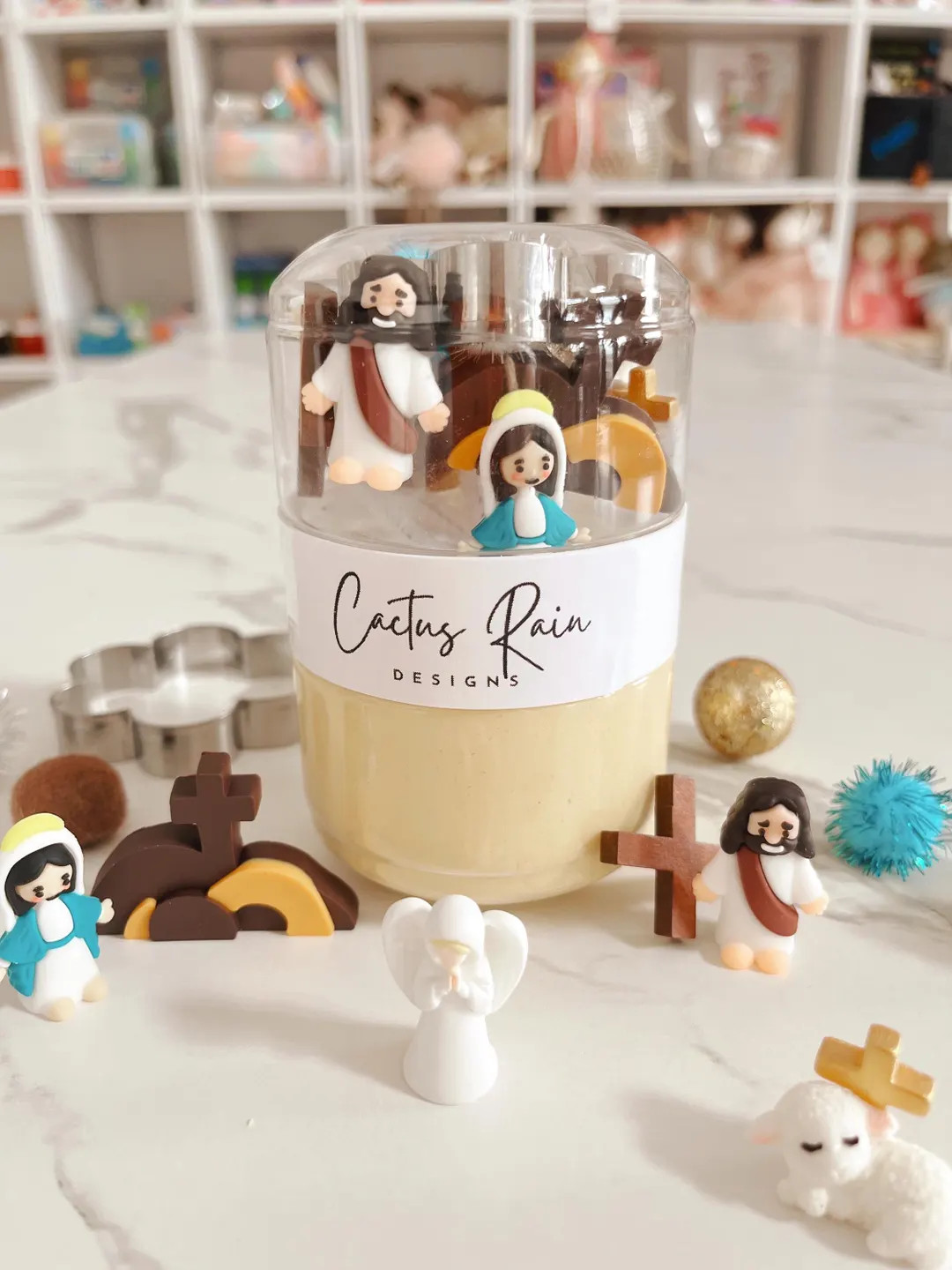 Easter Jesus Resurrection Play Dough Jar – Christian Sensory Play Kit for Kids – He Is Risen ... | Etsy (US)