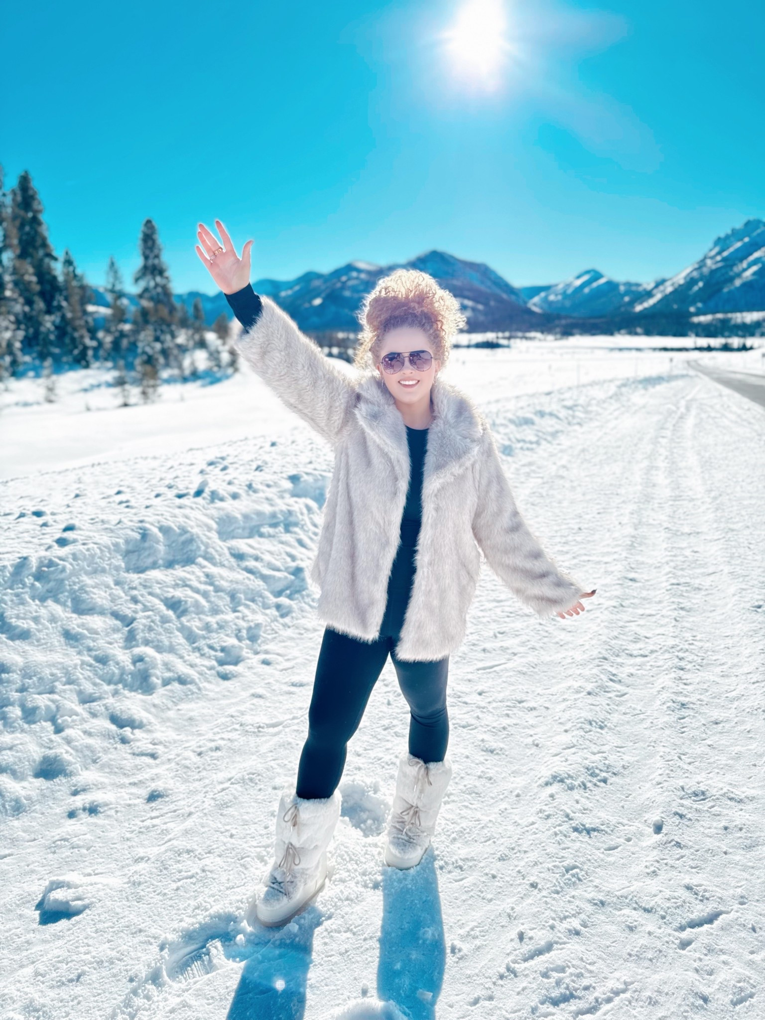 All black, big cozy layers, and soaking in the snow moment 🖤❄️This is one of those outfits that feels comfy, warm, and still cute enough to make you want to stop and take a photo. Everything linked here ✨ black winter outfit | amazon winter basics | black fitted long sleeve amazon | black leggings amazon | winter athleisure outfit | snow day outfit women | moon boot dupes | amazon snow boots women | chunky snow boots | cozy winter layers | fur jacket nordstrom | faux fur coat nordstrom | winter outerwear women | all black snow outfit | cold weather outfit women | casual winter style | amazon fashion winter | winter outfit inspo | cozy snow look | winter essentials women

#LTKootd #LTKgrwm #LTKSaleAlert