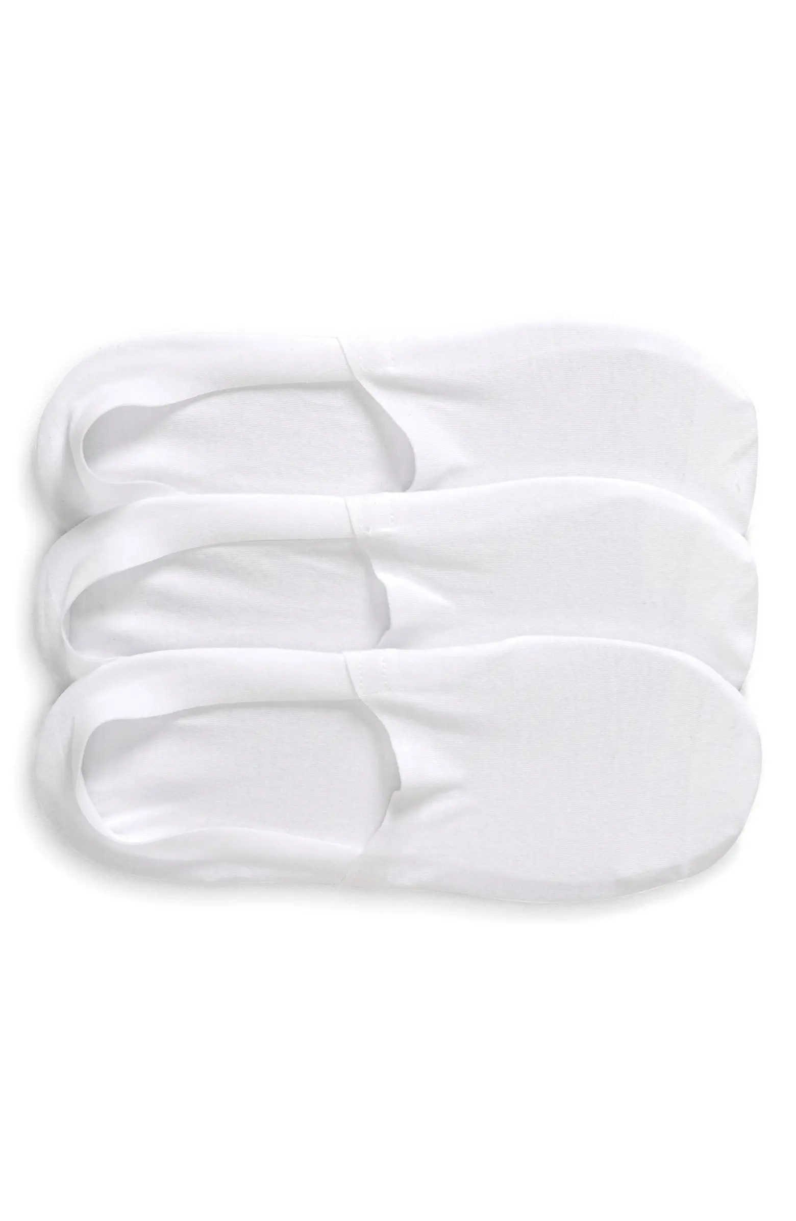 3-Pack Cotton Blend No-Show Socks | Nordstrom