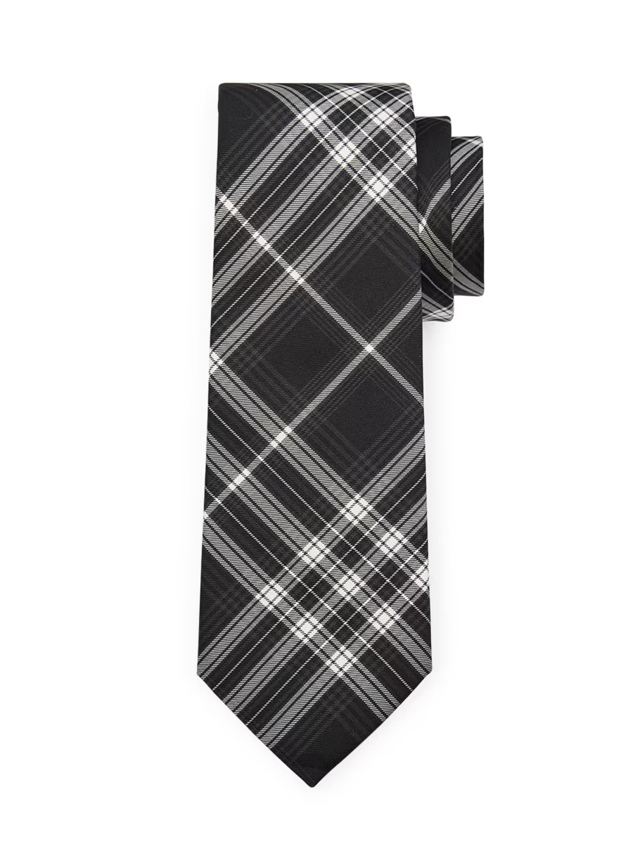 Silk Seasonal Check Tie | Saks Fifth Avenue