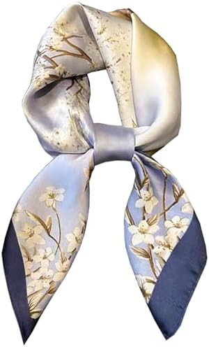 Hair Bandanas Scarf For Women Lightweight Fashion Neck Silk Satin Head Scarves For Sleeping Handb... | Amazon (US)