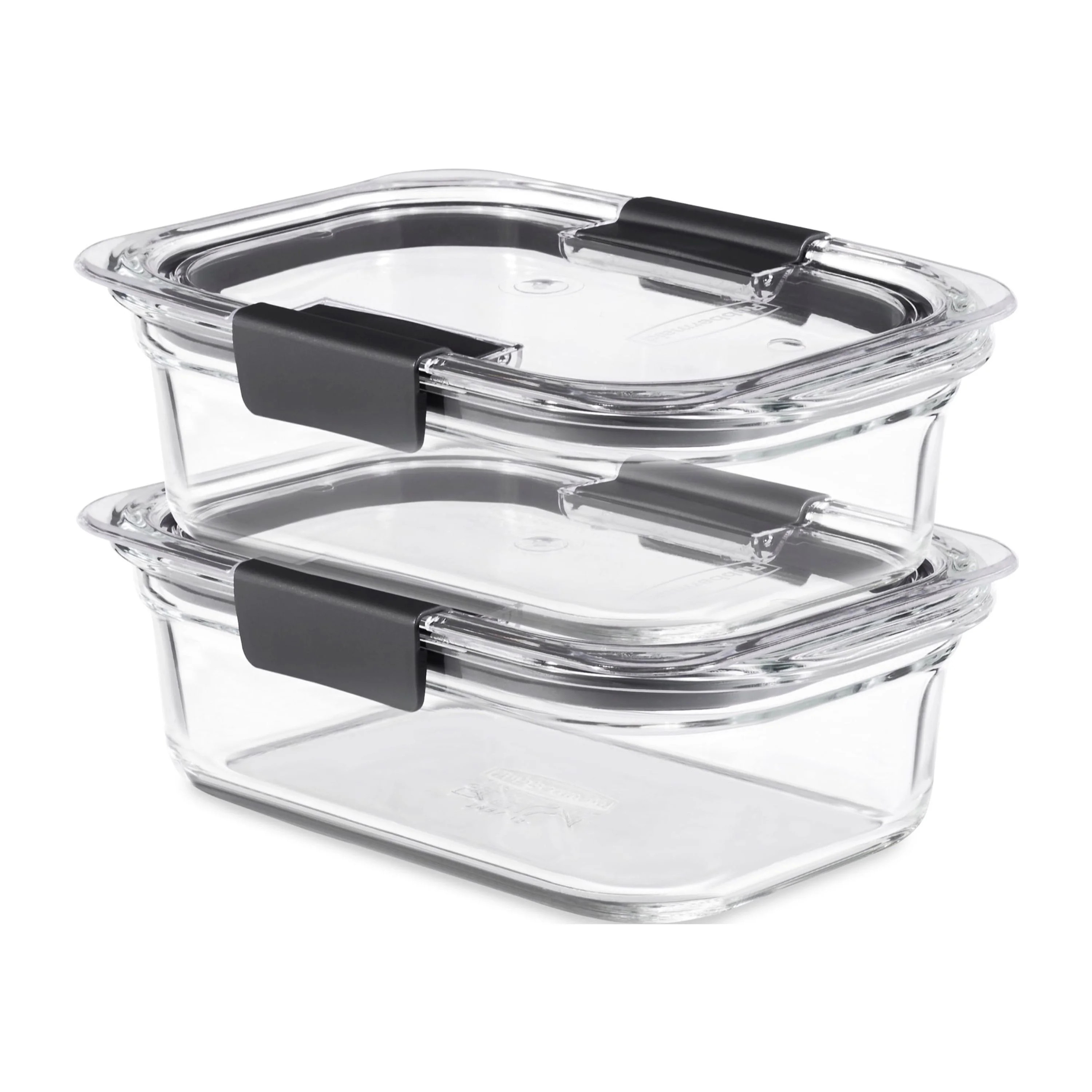 Rubbermaid 3.2 Cup Brilliance Glass Food Storage Containers, Set of 2 | Walmart (US)