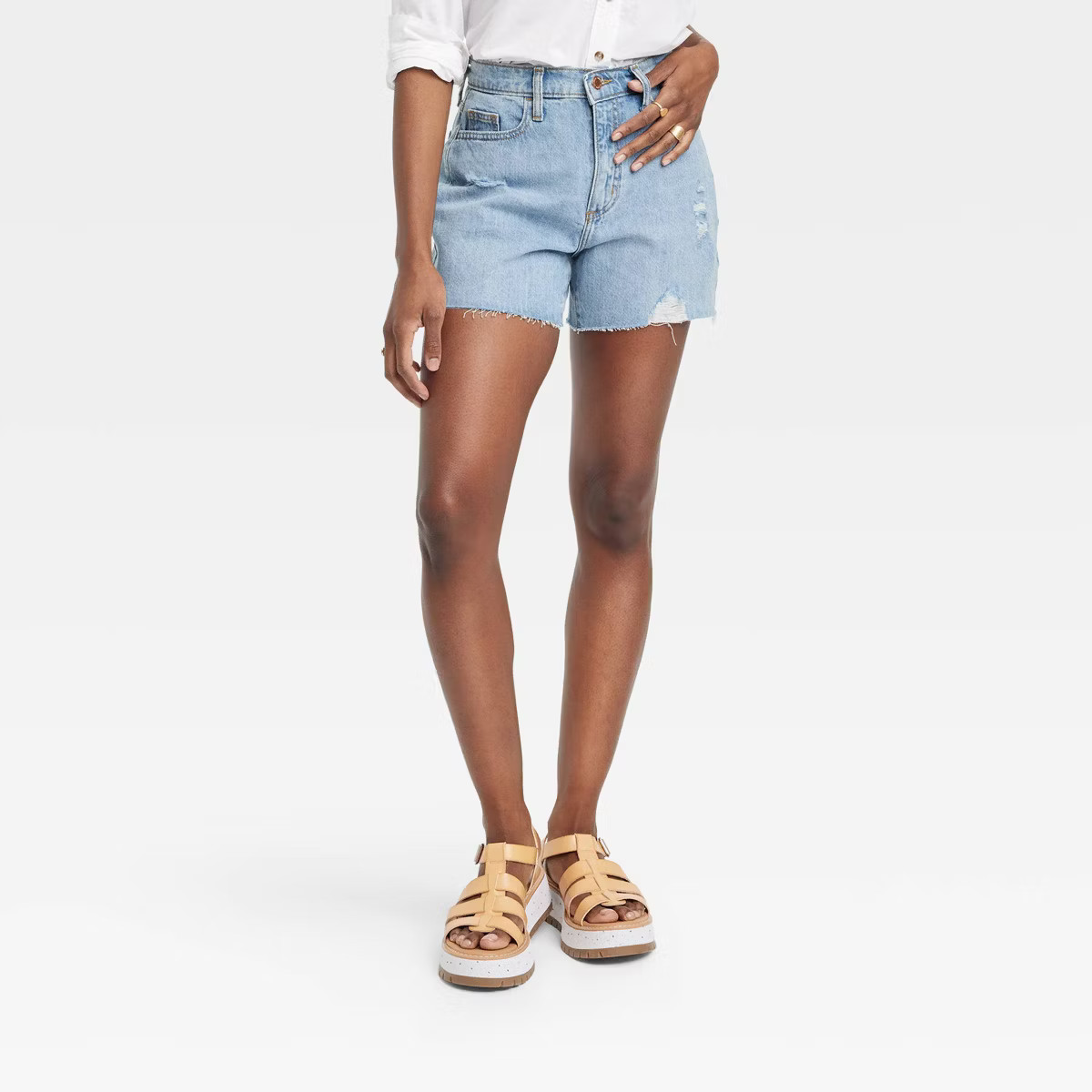 Women's Mid-Rise Boyfriend Jean Shorts - Universal Thread™ | Target