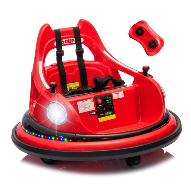 POWANLI 12V 2-Speeds Electric Ride On Bumper Car, ASTM Certified, W/Remote Control, Bluetooth Mus... | Walmart (US)